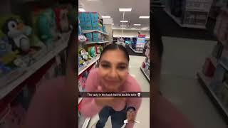 The lady at target called cop 💯😱😵funny comedy prank shorts [upl. by Kaleena]