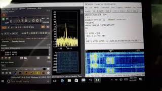 LattePanda  SDRAngel  MixW  LimeSDR on 20m RTTY Receive [upl. by Nyahs]