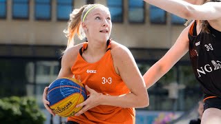 3x3  die etwas andere BasketballDisziplin Toptalent Lucie Keune [upl. by Haidabo]