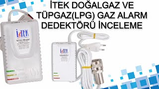 İtek Doğalgaz ve TüpgazLpg Gaz Alarm Dedektörü İnceleme  Gaz Alarm Cihazı Montajı [upl. by Fidellia]