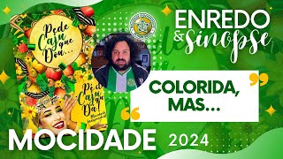 Não tem que resgatar nada ENREDO amp SINOPSE Mocidade Independente 2024 [upl. by Yeleen194]