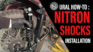 URAL HowTo  NITRON Shock Installation [upl. by Alexandrina]