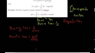 Transformada de Laplace  Convolução  Integral de Volterra [upl. by Kearney]