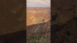 Moonlit hikers on Bright Angel Trail Grand Canyon shorts timelapse moon [upl. by Denzil]