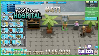 Two Point Hospital deutsch 471  Bei langen Warteschlangen hilft nur Flurdekoration [upl. by Notsag]