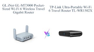 GLiNet GLMT3000 Beryl AX vs TPLink TLWR1502X  WiFi 6 Travel Router Comparison 📶 [upl. by Celeste552]