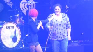 quotMisery Business amp Fan on Stagequot ParamoreWells Fargo Center Philadelphia 12413 Jingle Ball [upl. by Cod]