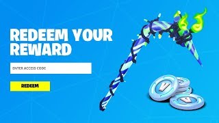 REDEEM THE FREE PICKAXE CODE in Fortnite How To Get Minty Pickaxe [upl. by Ocsicnarf506]