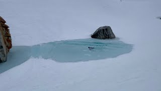 Slushing Thru Glacier Lake Went Wrong [upl. by Anohr924]