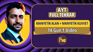 Bileşke manyetik alan ve manyetik kuvvet  14Gün 1Video [upl. by Vachel]