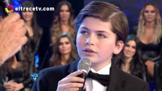 Martín de 12 años cantó quotCarusoquot y conmovió a todo el piso [upl. by Bette]