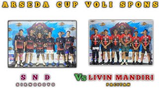 SND VS LIVIN MANDIRI ARSEDA CUP VOLI SPONS [upl. by Einal]