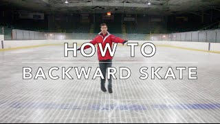 HOW TO DO BACKWARD SKATING  FIGURE SKATING ❄️❄️ [upl. by Kelam607]