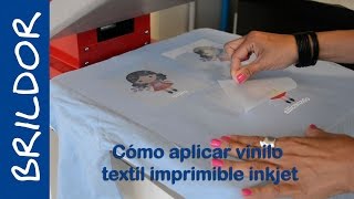 Cómo aplicar vinilo textil imprimible en impresora inkjet [upl. by Brit]