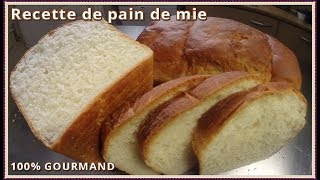 Recette PAIN DE MIE MAISON  Facile et RAPIDE [upl. by Elam]