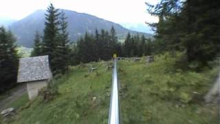 Mieders Alpine Coaster with no brakes [upl. by Gasper34]