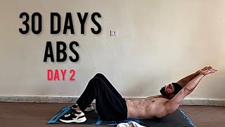 INTENSE ABS IN 30 DAYS CHALLENGE  DAY 2 [upl. by Meta]