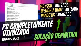 COMO OTIMIZAR O PC PARA JOGOS 🔧  DEIXANDO SEU PC COMPLETAMENTE OTIMIZADO🔧 [upl. by Nosidda673]