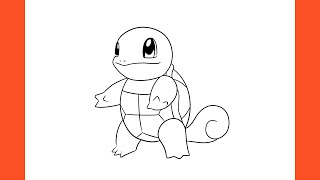 How To Draw Squirtle Pokémon [upl. by Notxarb]