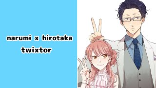 narumi x hirotaka  twixtor 1080p [upl. by Bois]