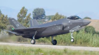 USAir Force F35 Lockheed at Ramstein flag 24 ramsteinflag ramsteinflag24 f35 usaf [upl. by Rodama]