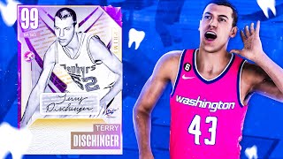 Why Dark Matter Terry Dischinger is the BEST Card on the Game  NBA 2K23 MyTeam Gameplay [upl. by Naujit594]