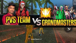 Free Fire PVS TEAM VS GRANDMASTER TEAM Best 1 VS 1 CLASH SQUAD Tricks and Tips  Who will Win [upl. by Teragram]