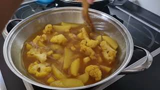 Fish curry with cauliflower and potatoফুলকপি ও আলু দিয়ে মাছের তরকারি Vlog  28 [upl. by Laddy]