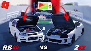 RB26 VS 2JZ Pilih Yang Mana🤔  Project Drag Bsd  Roblox [upl. by Fusuy507]