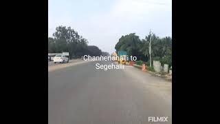 CHANNENAHALLI TO SEEGEHALLI GATE  MAGADI MAIN ROAD [upl. by Letrice]