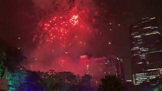 Fireworks at KLCC during Merdeka Eve 2023 [upl. by Iow]