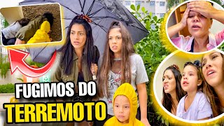 FOMOS SURPREENDIDAS POR UM TERREMOTO OLHA NO QUE DEU 😱 novelinha [upl. by Alleuqahs]