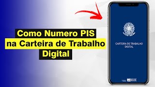 Como Ver Número do PIS na Carteira de Trabalho Digital 2024 [upl. by Stuppy526]