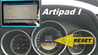 Mercedes ASSYST PLUS service reset using the Artipad l [upl. by Cagle]