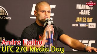 Andre Fialho Ready to Exploit Weaknesses in Michel Pereiras Game  UFC 270 [upl. by Platto67]