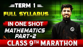 Complete CBSE Maths  9th  Term  1 in One Shot Part2  Marathon Series [upl. by Hound]