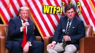 Watch Tucker Carlson SEVERELY REGRET Letting Trump On Stage [upl. by Ellerrad]