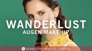 Tutorial  Grüngoldenes AugenMakeUp  GLOSSY BEAUTY SCHOOL [upl. by Marita44]