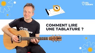 COMMENT LIRE UNE TABLATURE GUITARE   Cours de guitare débutant [upl. by Esahc]