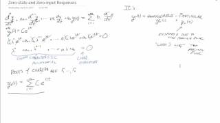 Zero Input Response and Zero State Response [upl. by Saffian]