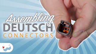 HowTo Assemble and Disassemble Deutsch Connectors [upl. by Sellihca]