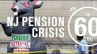 The New Jersey pension crisis  IN 60 SECONDS [upl. by Anallise]