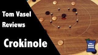 Crokinole Review  with Tom Vasel [upl. by Eltsyrhc]