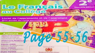 Le Français au Collège 2ème Année  Langue communication  Politesse et respect  Page 5556 [upl. by Spiegleman]