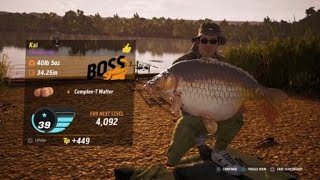 The Catch carp and coarse boss fish oxlease Kai on the float ps4 fishing [upl. by Leveridge]