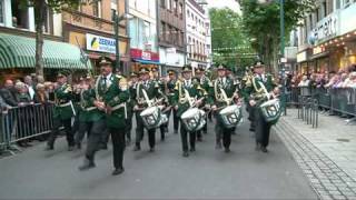 Schützenparade 2010 Grevenbroich Dienstagnachmittag [upl. by Rehpotsyrk]