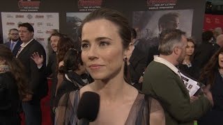 Linda Cardellini on Marvel’s “Avengers Age of Ultron” [upl. by Palmore892]