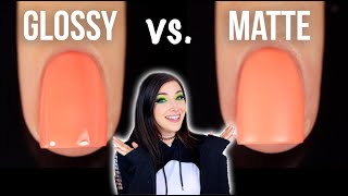 Matte Top Coat 101  Testing Matte Top Coat Over EVERY Nail Polish Finish  KELLI MARISSA [upl. by Lambard]