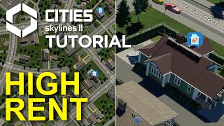 Tackle High Rent like a Pro in Cities Skylines 2  Tutorial [upl. by Gunilla]