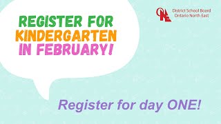 20232024 Kindergarten Registration [upl. by Samot369]